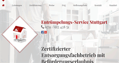 Desktop Screenshot of entruempelungs-service-stuttgart.de