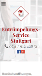 Mobile Screenshot of entruempelungs-service-stuttgart.de